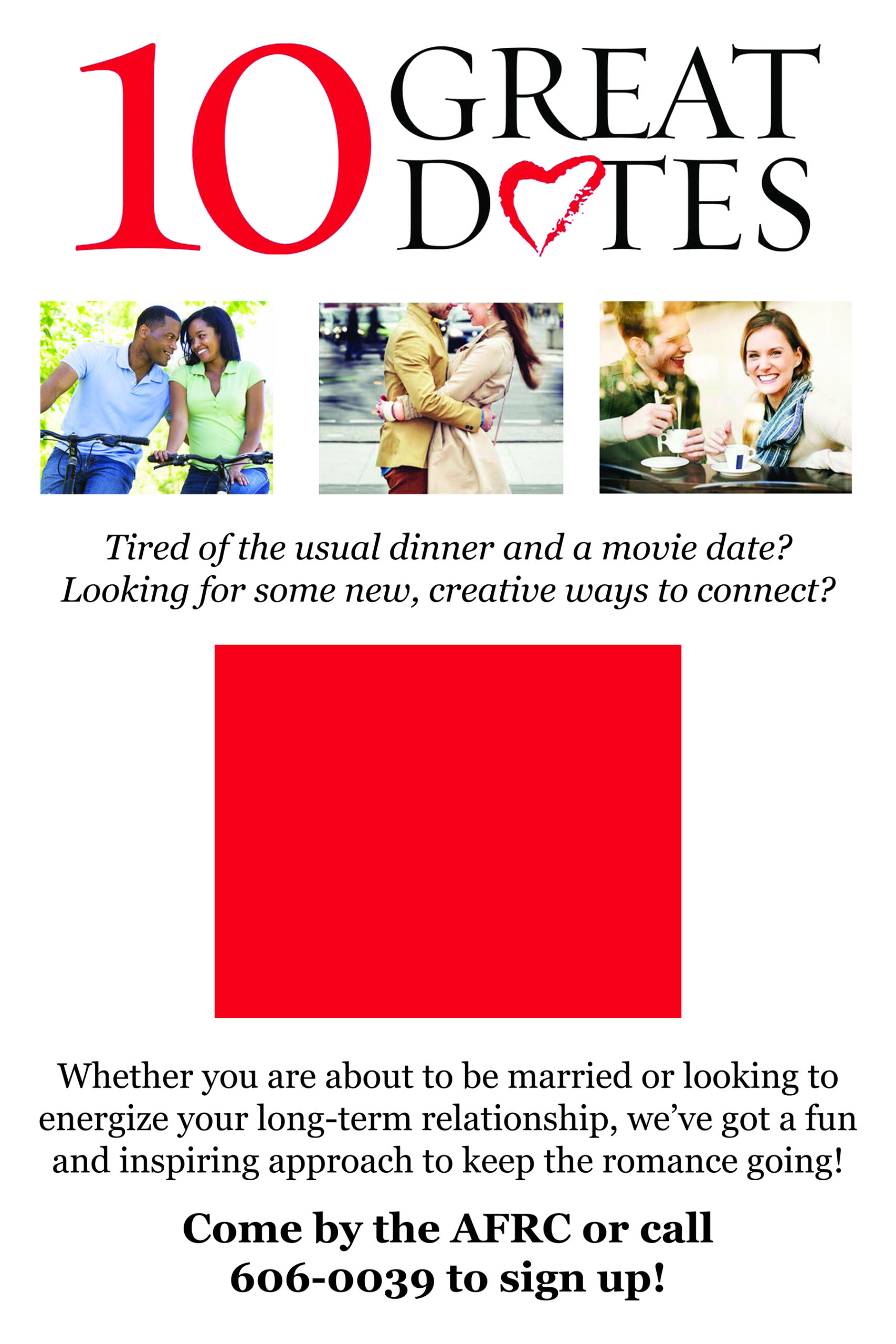 10 great dates poster jessica marie